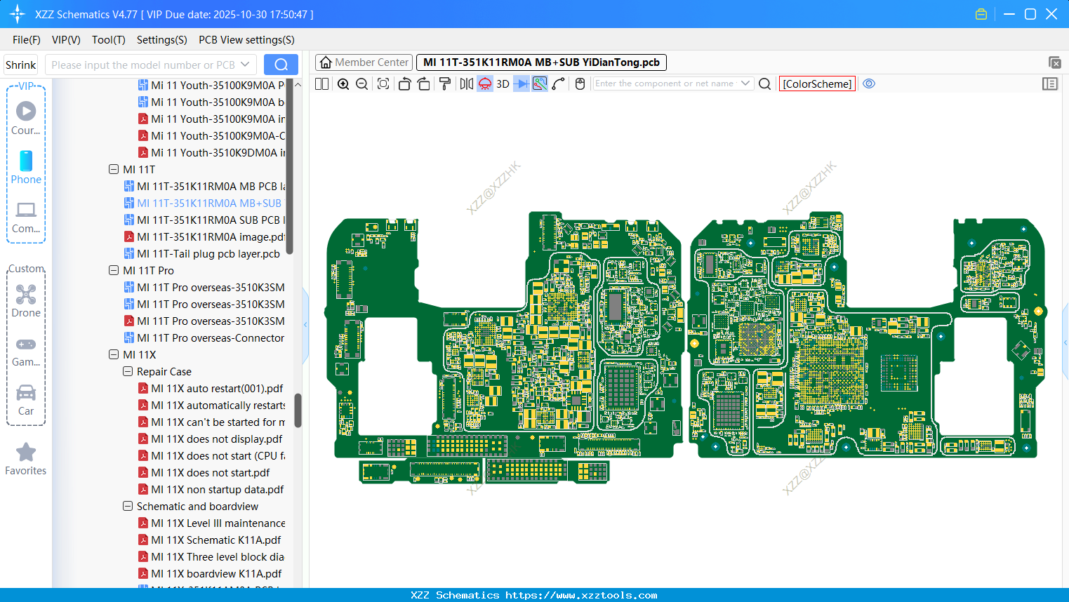Xiaomi MI 11T-351K11RM0A MB+SUB bitmap